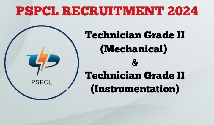 PSPCL Technician Grade-II(Mechanical , Instrumentaion)