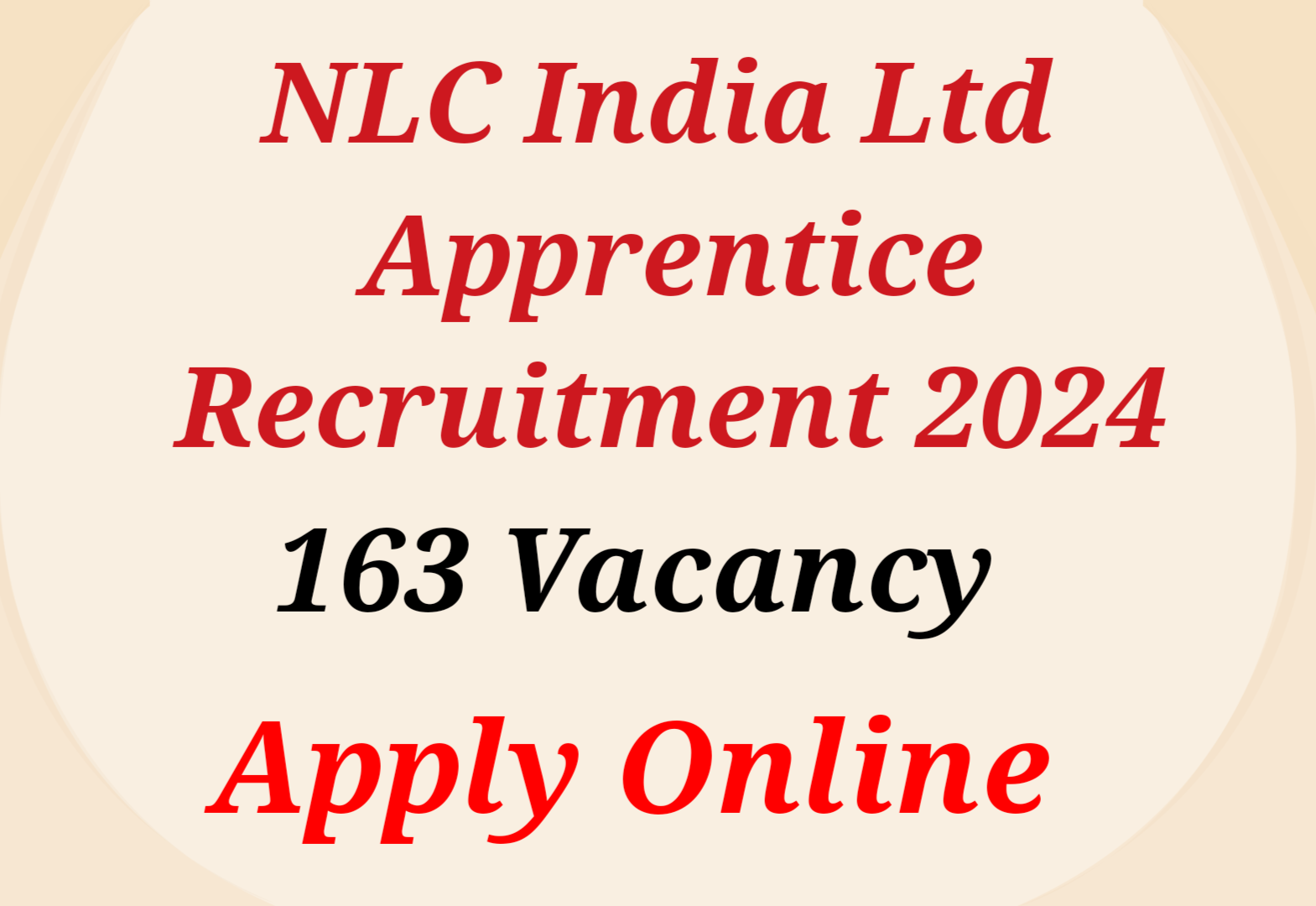 NLC India Ltd Apprentice Recruitment 2024 (163 Posts) – Apply Online