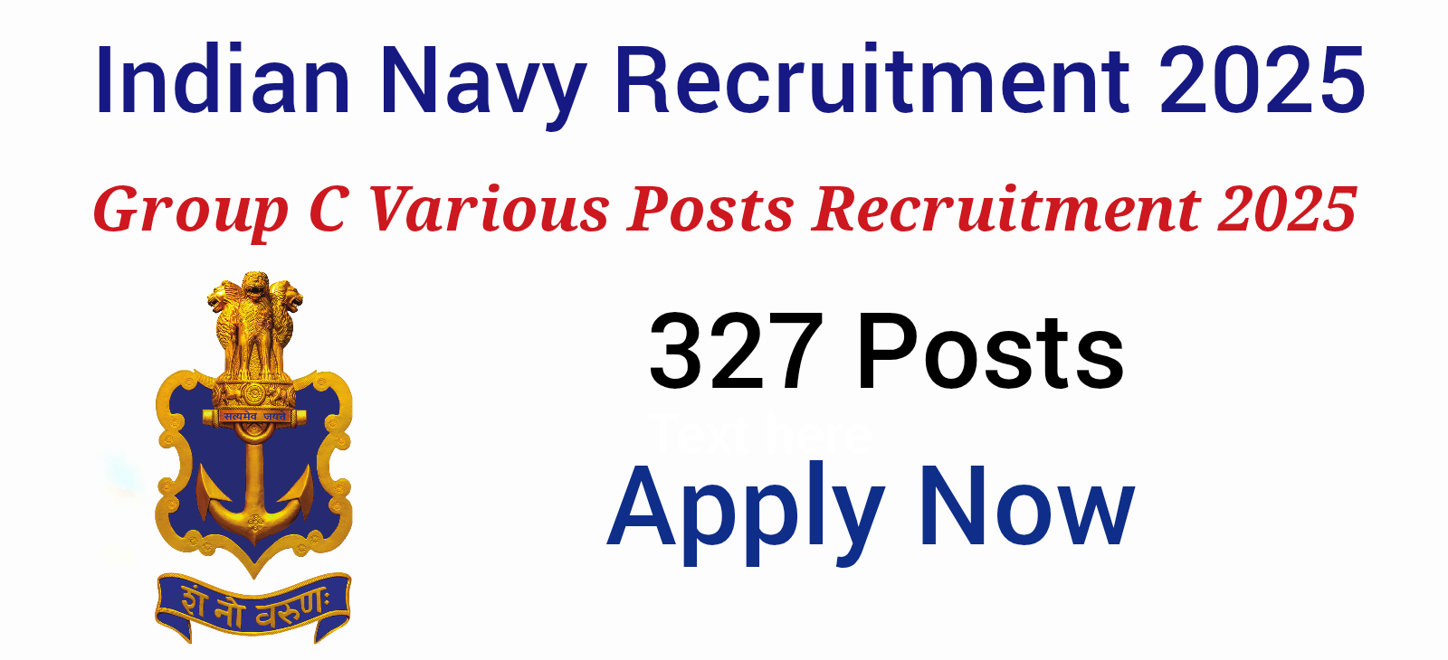 Indian Navy Group C Recruitment 2025