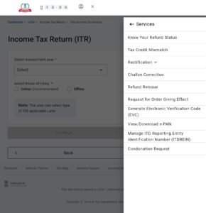 Checking Refund/Demand Status