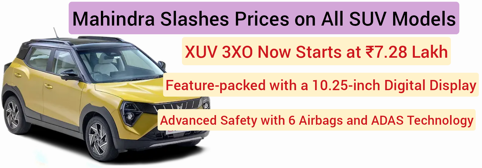 Mahindra XUV 3XO Price